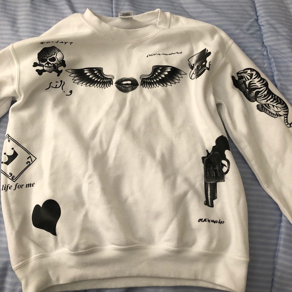 Zayn Malik tattoo sweatshirt